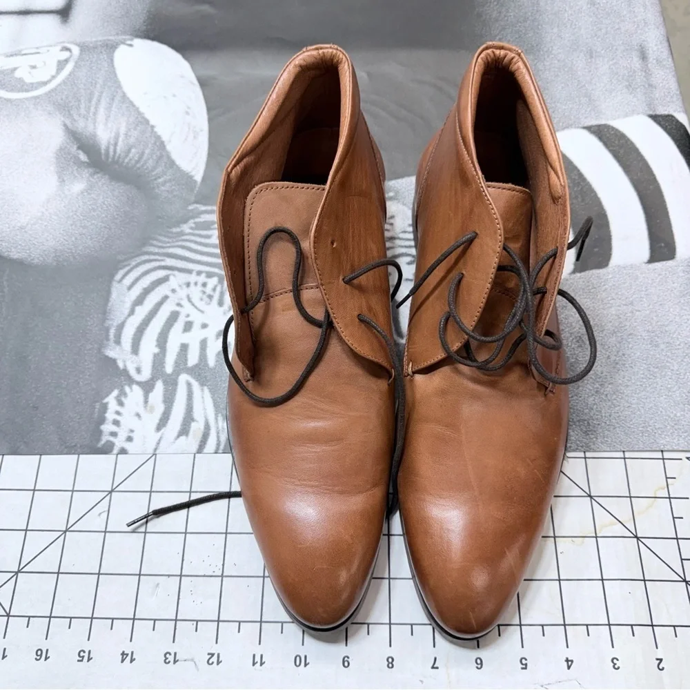 Denbroeck Men's Sz 46 (12) Brown Leather John St. Chukka Boots